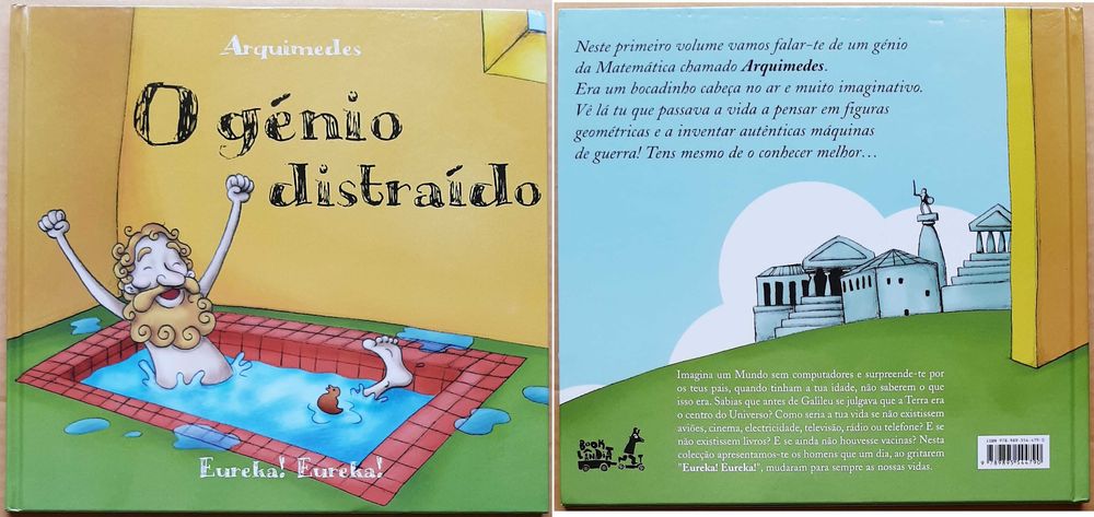 Livros coleção Eureka! Eureka! - Sobre personagens da nossa história.