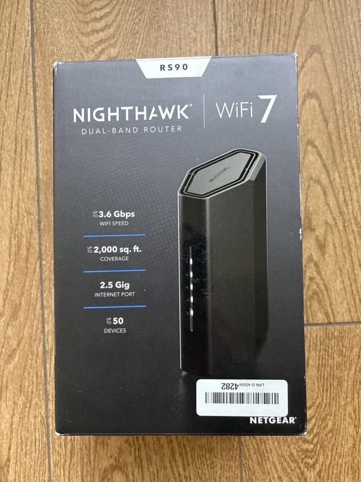 Роутер Netgear RS90 BE3600 2.4 та 5 ГГц Wi-Fi 7 new (openbox)