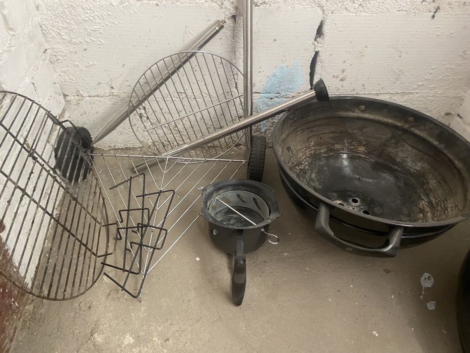 Gril, na lato, czarny