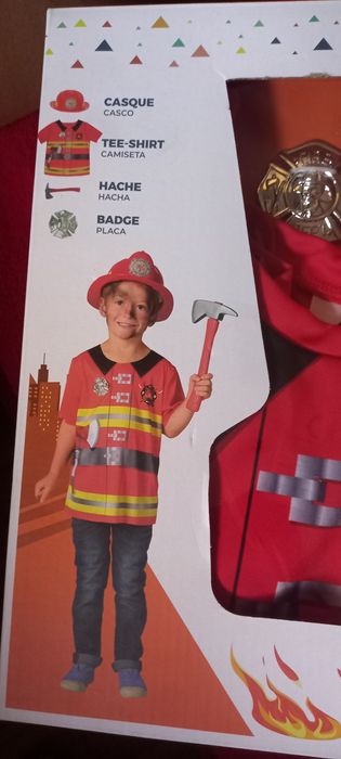 Fato carnaval box bombeiro