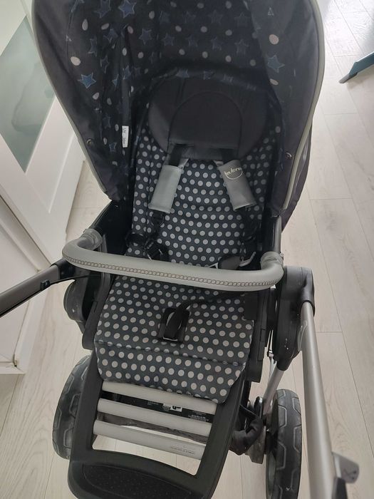 Wózek 3 w 1 firmy Teutonia granatowy