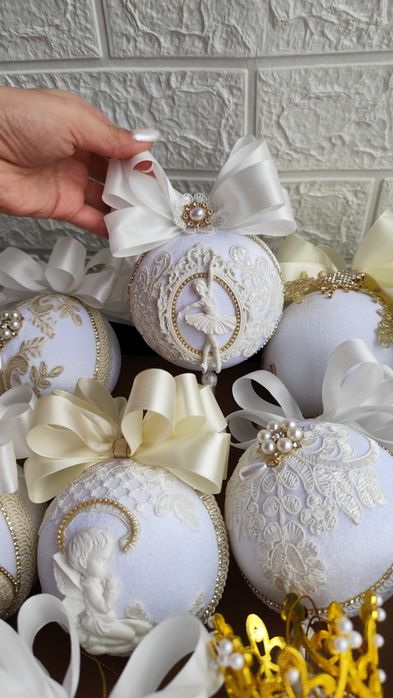 Набір іграшок на ялинку, новорічні іграшки,елочные игрушки