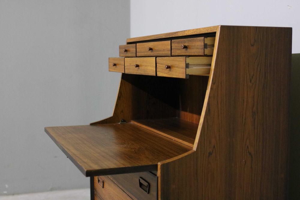 Escrivaninha dinamarquesa em pau santo | Mid Century Modern