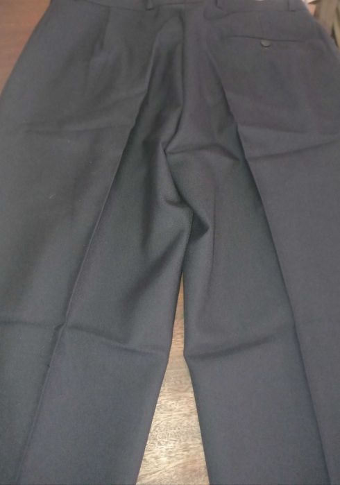 Calças de fazenda Homem, azuis (Boas para fardamento).