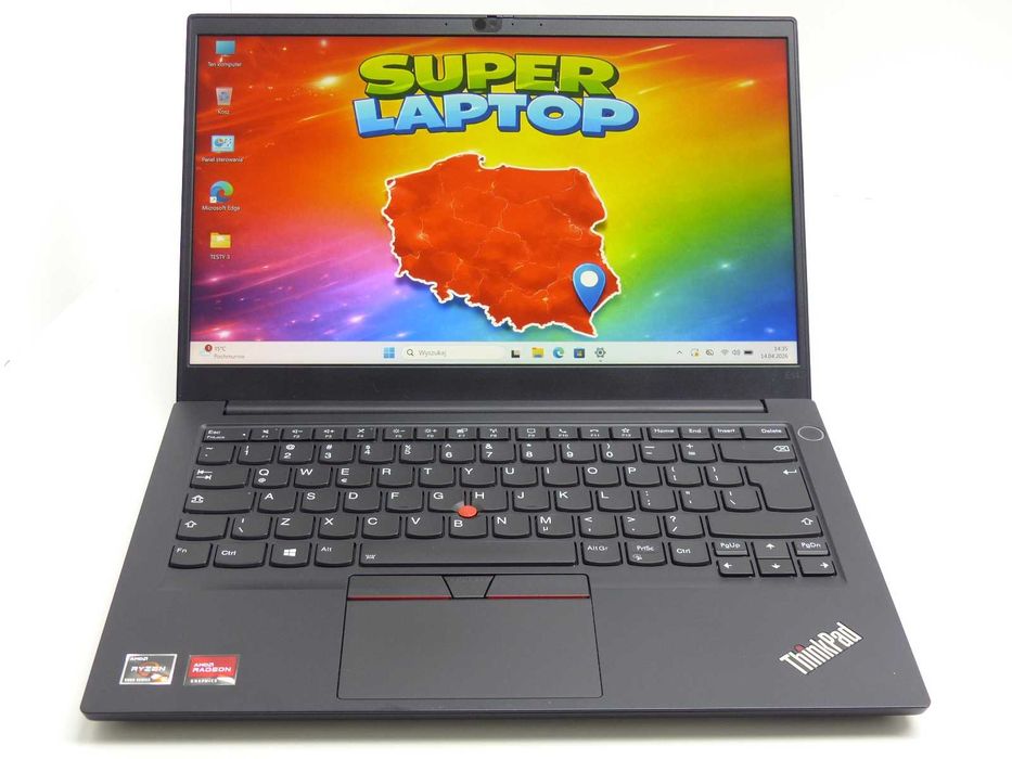 Laptop Lenovo ThinkPad E14 Gen 3 Ryzen 5 5500U 16GB 512GB SSD 14" FHD AMD Radeon 1GB Windows 11 Pro