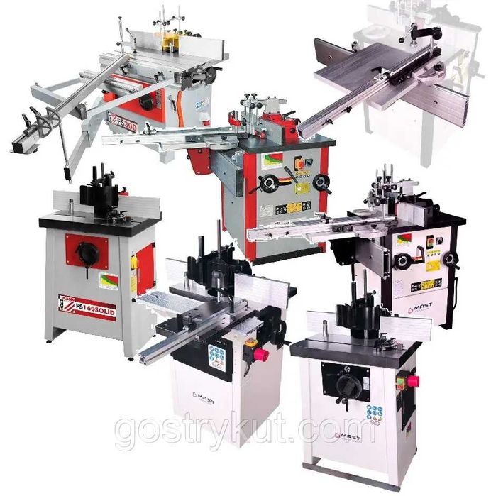 Стрічкова пила Рейсмус Фуганок Форматка Торцовка Циркулярка Фрезер