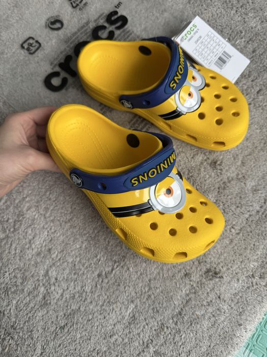 Дитячі сабо C13 Crocs Fun Lab MINIONS 30-31 дитячі крокси 19,5 см