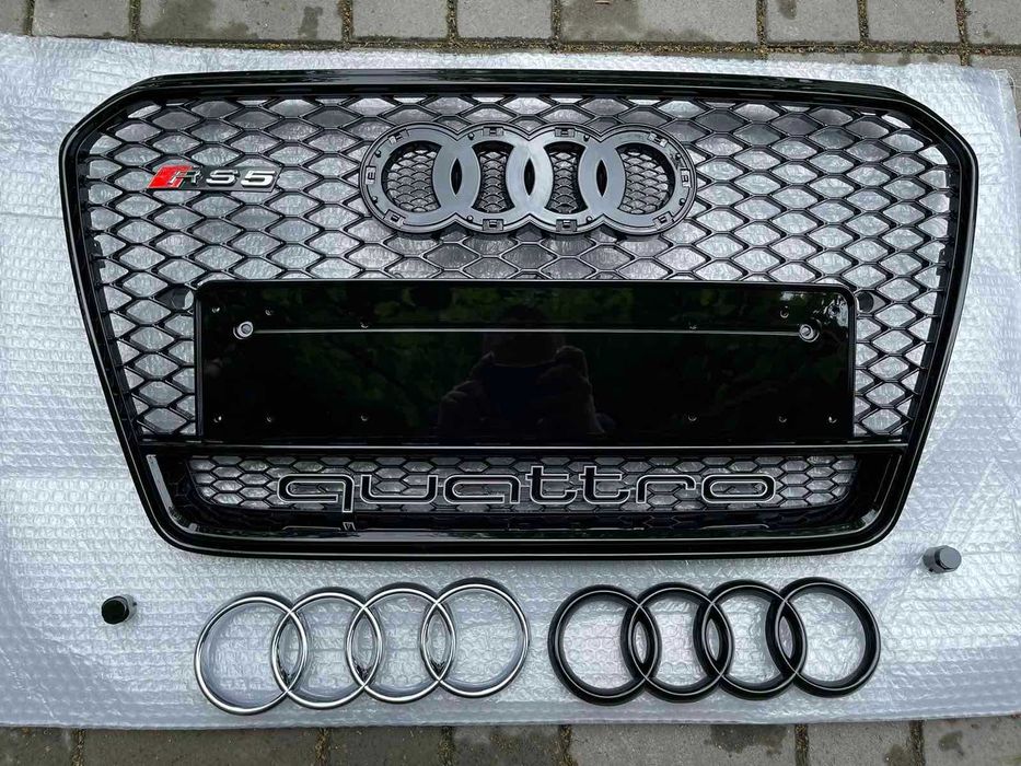Решетка радиатора Audi A5 8T F5 (2008 - 2019) RS5 S5 Ауді А5 решітка