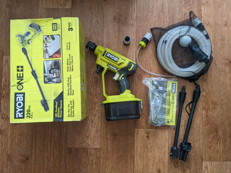 Садовая аккумуляторная мойка Ryobi ONE+ RY120350VNM