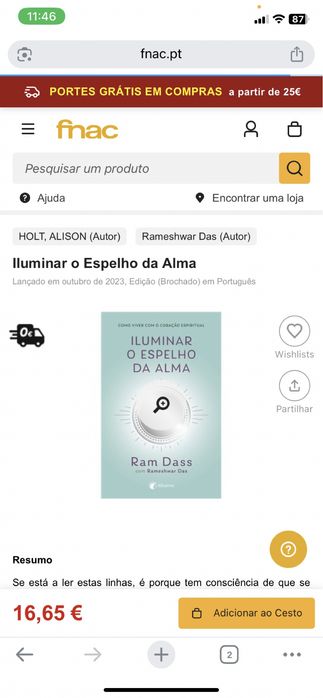 ILUMINAR O ESPELHO DA ALMA LIVRO NOVO