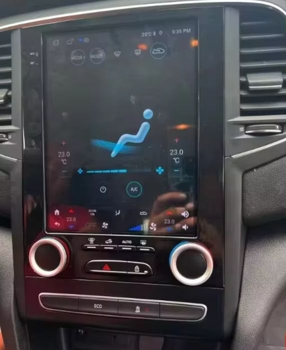 Radio estilo Tesla 9.7" Renault Megane 4 Koleos Talisman (2017 a 2019)