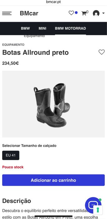 Botas BMW Allround tam: 43