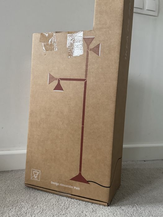 Lampa stojąca Ikea PS 2026 bordowa
