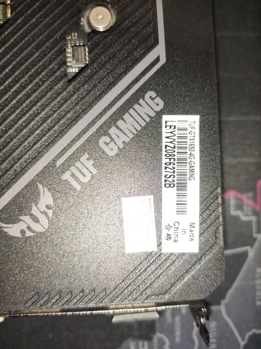 Placa Gráfica ASUS TUF Gaming GTX 1650 4GB - Impecável