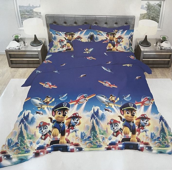 Постіль Щенячий патруль в асортименті. Бязь (бавовна)