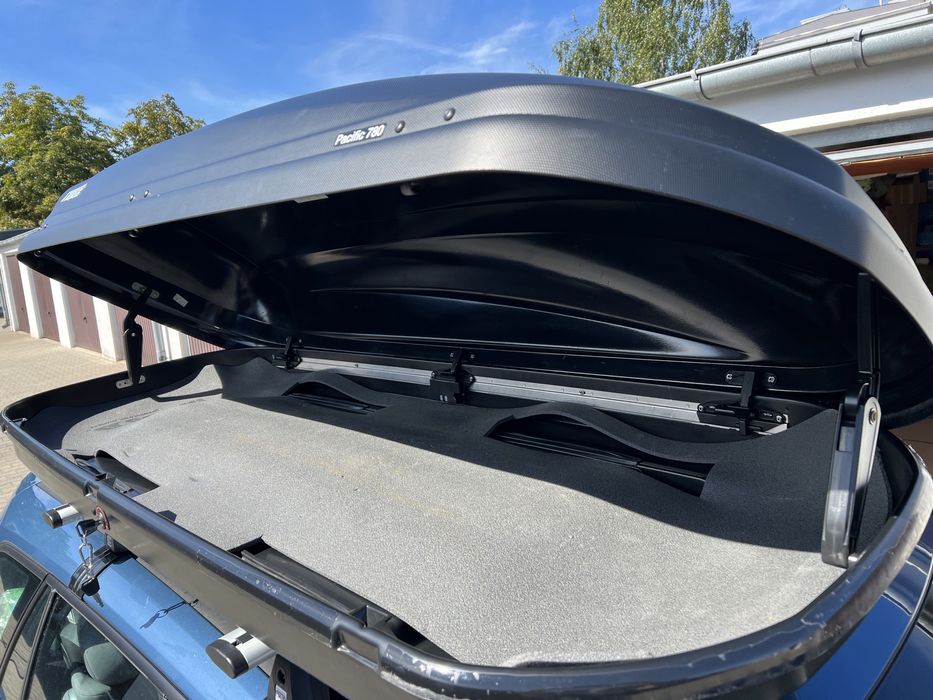 Box bagażnik dachowy wypożyczalnia wynajem Thule bagażnik rowerowy