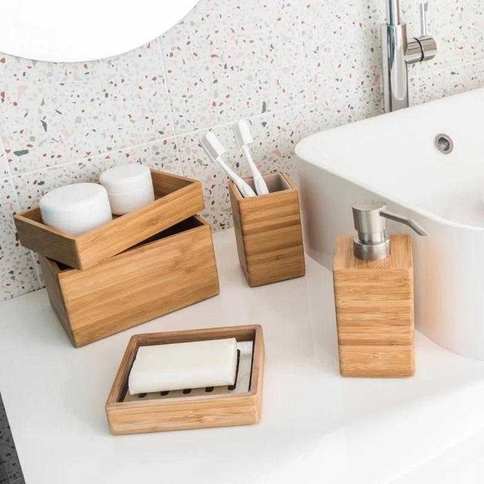 Стакан підставка бамбуковий, SENSEA NATURAL Bamboo