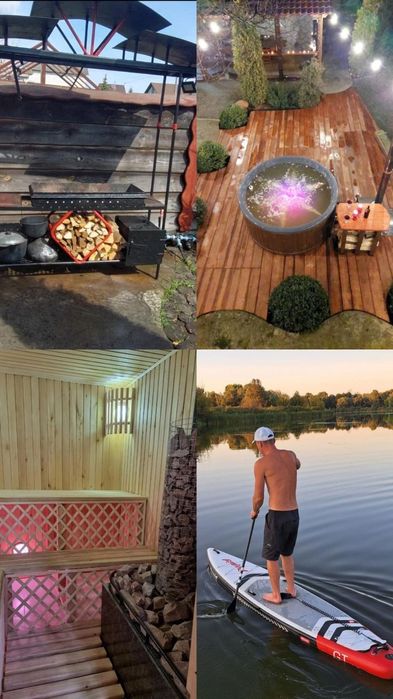 Будинок за містом ,з чаном та банею