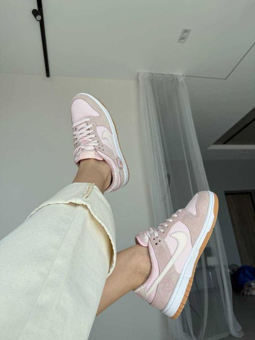 Женские кроссовки Nike Dunk Low Teddy Bear Pink 36-41 Хит! Наложка!