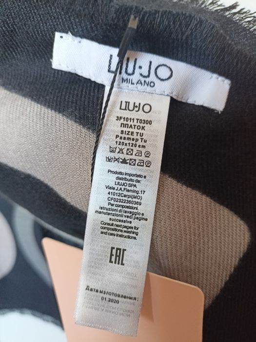 Szal szalik chusta Liu Jo by Milano nowy długi ciepły na jesień zimę