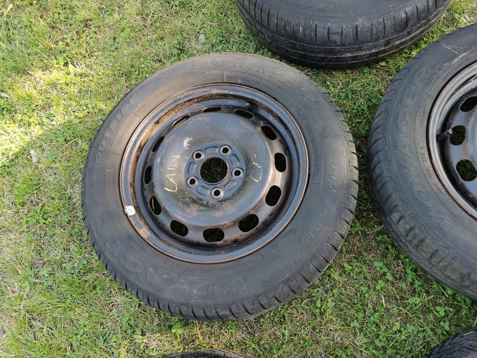 Koła 5szt. 5x108 R15 focus mk2, felgi stalowe, opony zimowe i opony letnie
