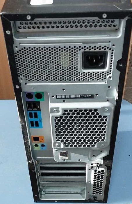 HP Z440 корпус з фронтпанел, БЖ, салазки, корпусний кулер, кабелі