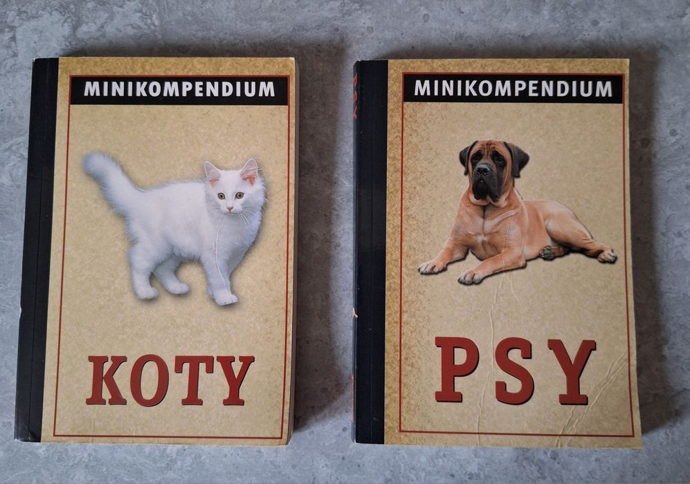 Dwie książki o kotach i psach