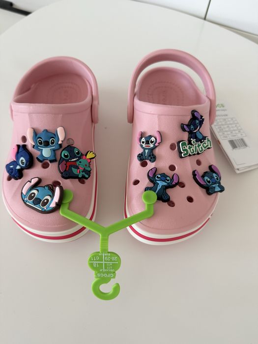 Рожеві крокси Crocs Bayaband C8 C9 C10 C11 C12 C13 J1 J2 J3
