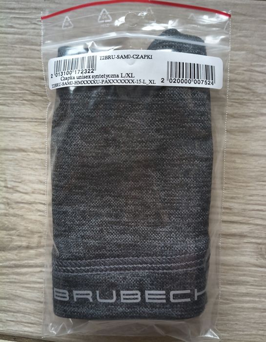Brubeck nowa czapka szara 2 sztuki
