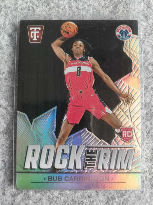 Karta NBA Rookie 2024-25 TC Rock the Rim Mirror Bub Carrington Wizards