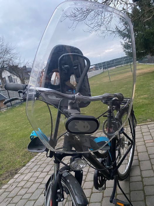Fotelik rowerowy Thule yeep + szyba