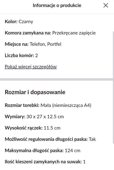 Skórzana torebka Creole