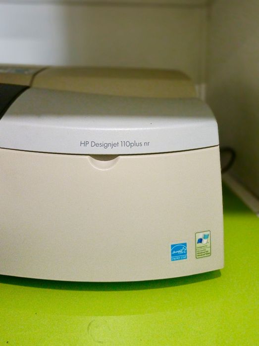 Plotter HP DesignJet 110plus nr – Impressora A1+, a  funcionar mas a P