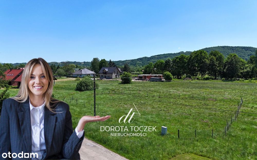 Działka budowlana z pozwoleniem na budowę | Fałkowice gm. Gdów 1065 m²