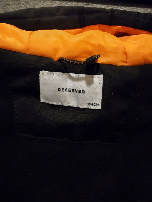 Kurtka zimowa chłopięca Reserved 164 narciarska moro