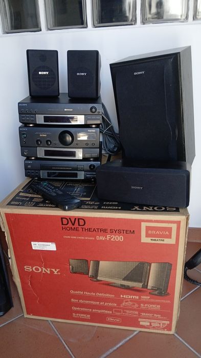 Aparelgagem SONY com 5 colunas