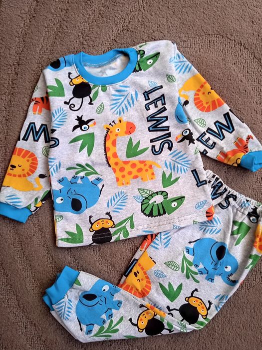 Теплі піжами для хлопчиків, тепла піжама 92, 98, 104, 110, 116, 122.