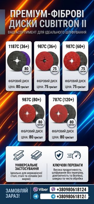 Круг фибровый 3М Кубитрон 982С Р36