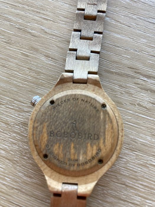 Zegarek z bambusową bransoletą