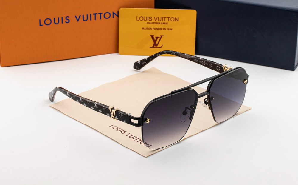 Сонцезахисні окуляри Louis Vuitton NEW 2026 | UV400 | квадратна лінза | футляр в комплекті