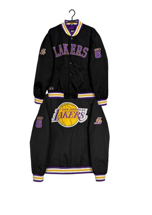 Kurtka NBA Los Angeles Lakers 6 James Czarna
