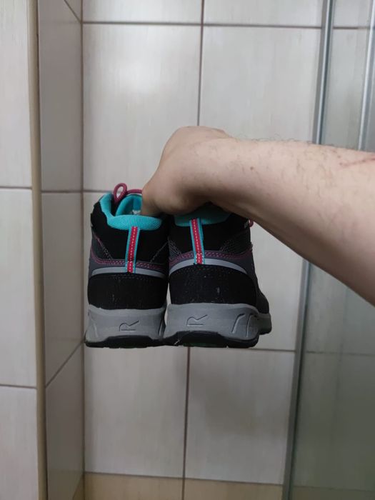 buty 33 trekkingowe Regatta Samaris mid outdoors szare siwe cz