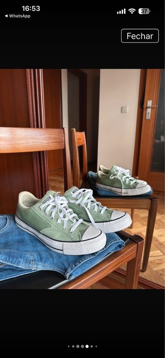 Tenis All-Star verdes Oliva como novos