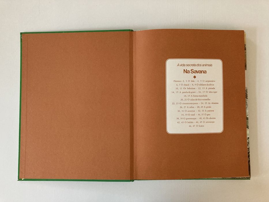 Livro A Vida Secreta dos Animais (Anos 80)