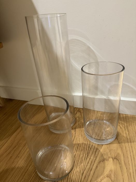 Jarras de vidro decorativas