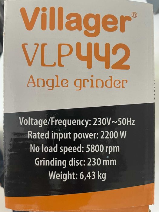 Elektryczna szlifierka katowa NOWA !!! - Villager VLP 442