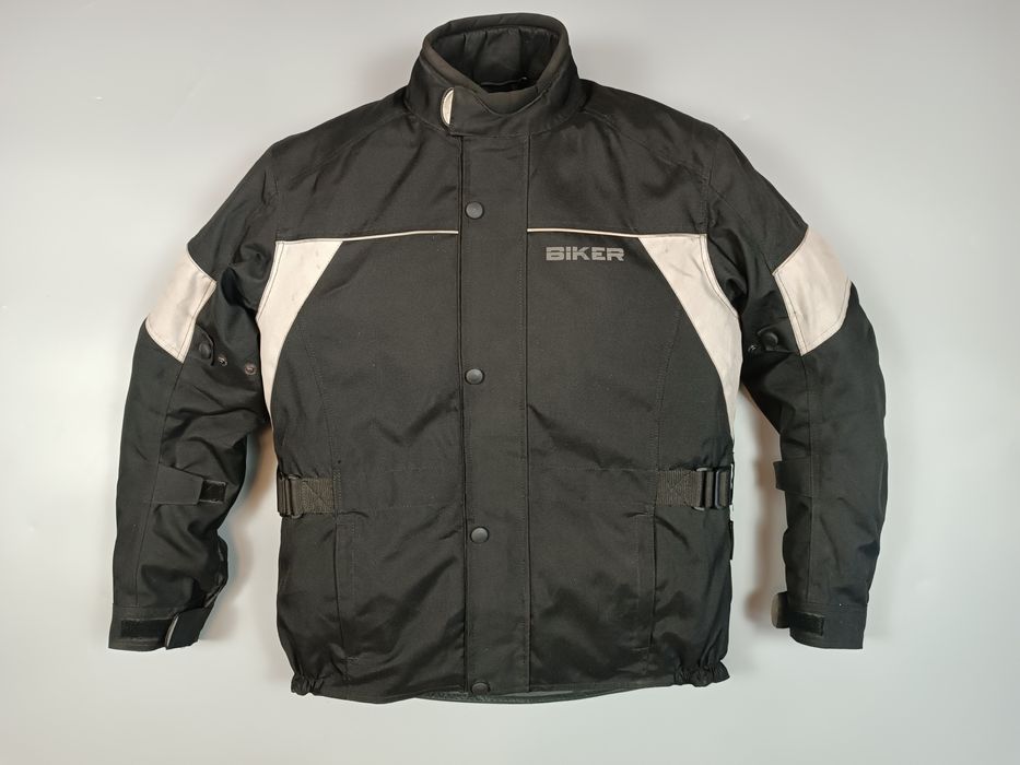Осенняя мотокуртка BIKER Cordura (XL-XXL) полный комплект защиты!Осіння мотокуртка з захистом з підстібкою