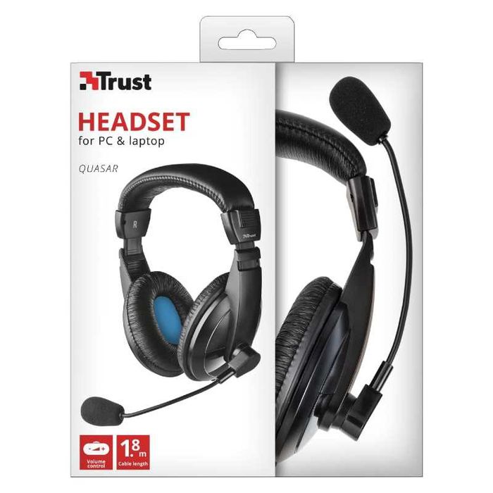 Гарнітура Trust Quasar 21661 - Headset for PC and laptop