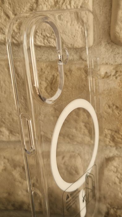 Transparent Slim Magsafe Case do Iphone 17 white