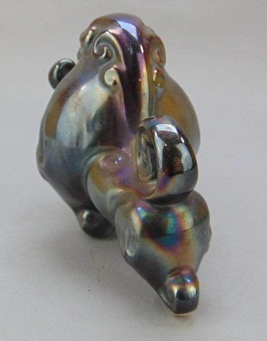Figurka Żubra, Bizona - Porcelana Mińsk